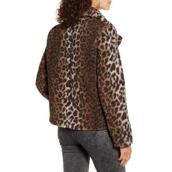 Maralyn & Me Leopard Teddy Jacket - Picture 3 of 8